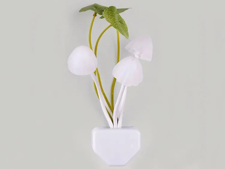 Colorful Mushroom Night Lamp – LED Sensor Light 220V