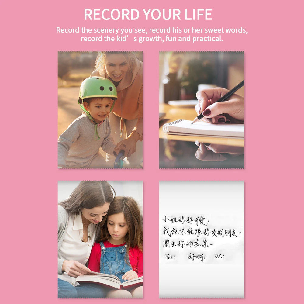 Cute Cat Mini Printer – Wireless 58mm Thermal Photo & Label Printer