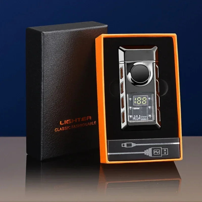 Creative USB Electric Lighter with Battery Display