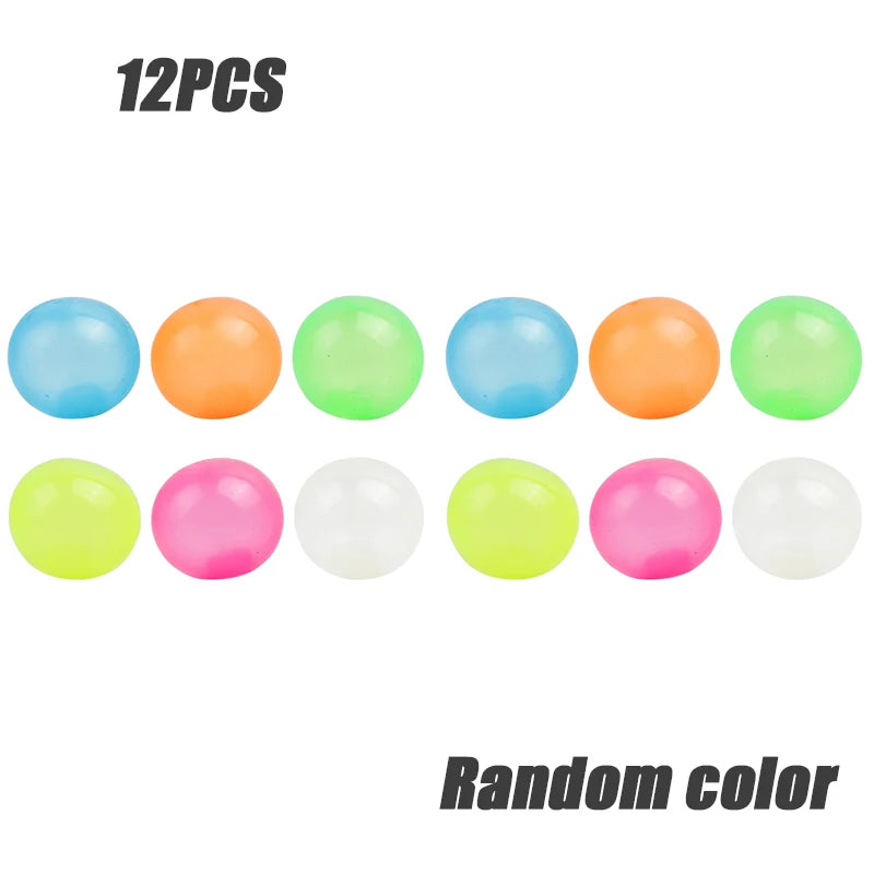 Luminous Wall Target Ball Sucker Sticky Decompression Toys