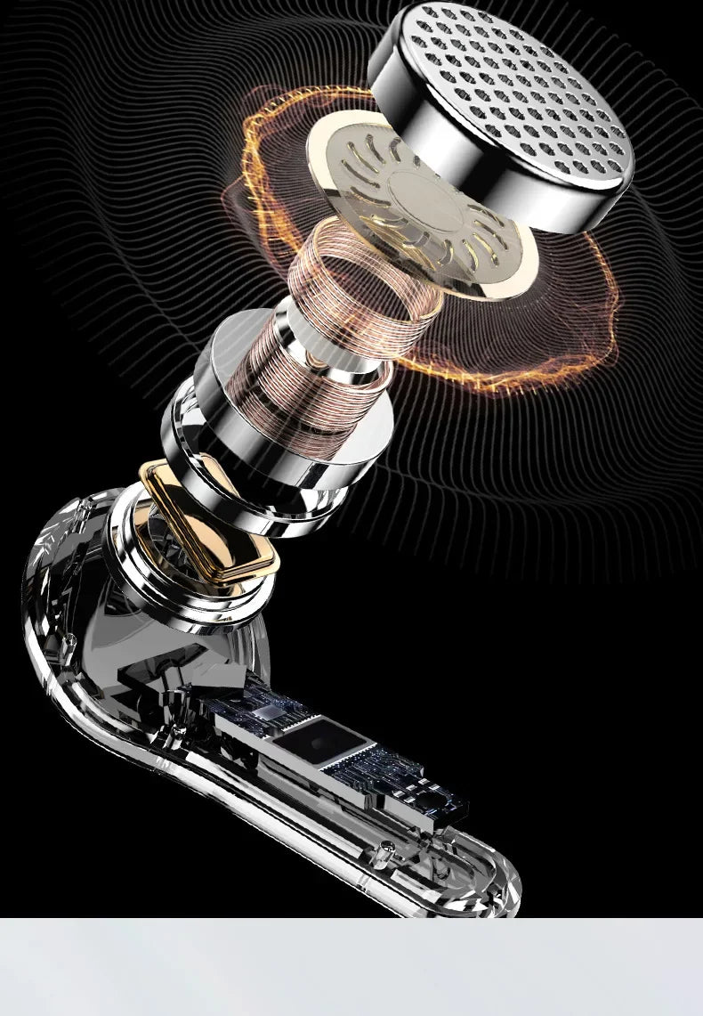 Earbuds with LCD Display & Noise Cancelling Sound