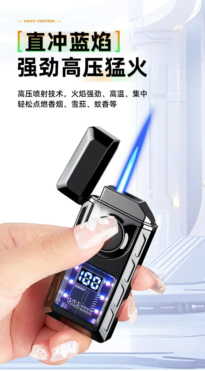 Creative USB Electric Lighter with Battery Display