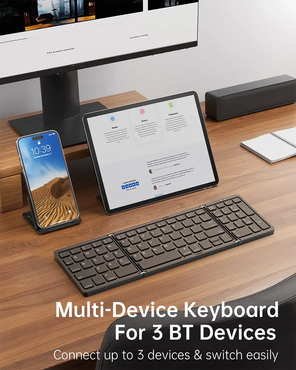 Wireless Folding Keyboard Bluetooth