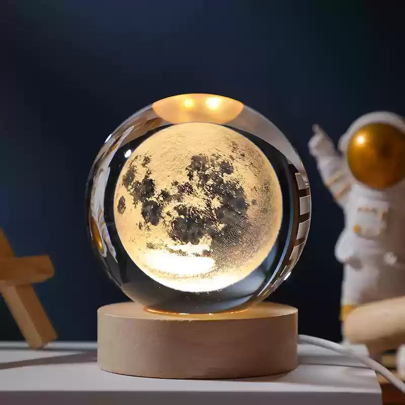 3D Planet Moon Lamp