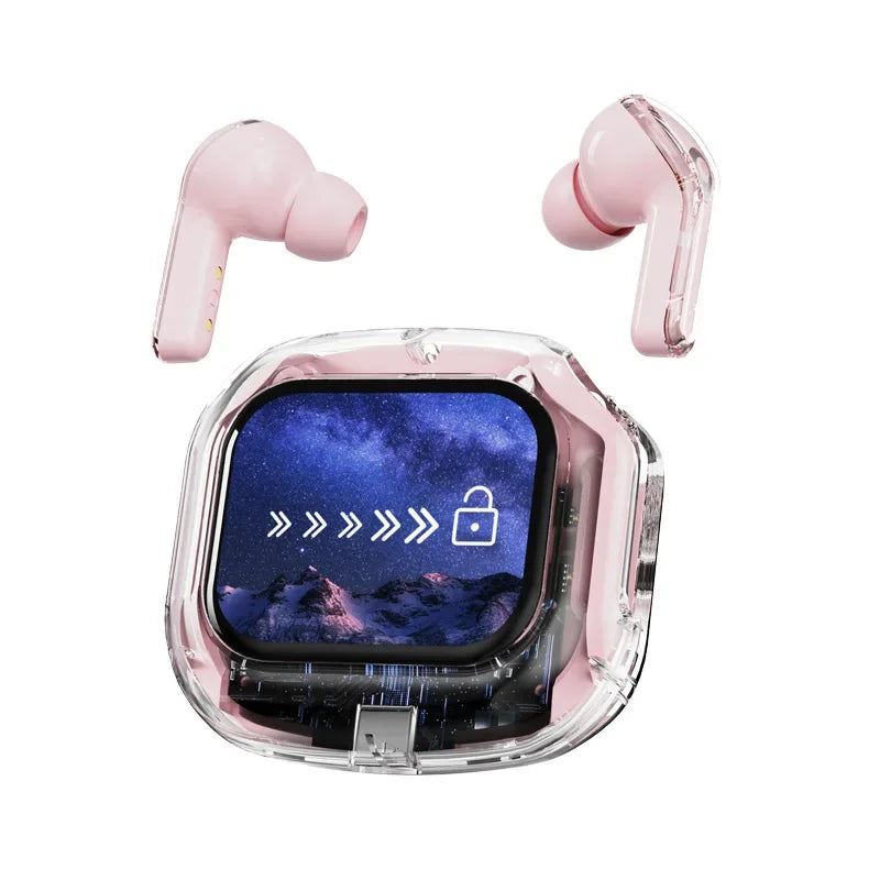 Earbuds with LCD Display & Noise Cancelling Sound
