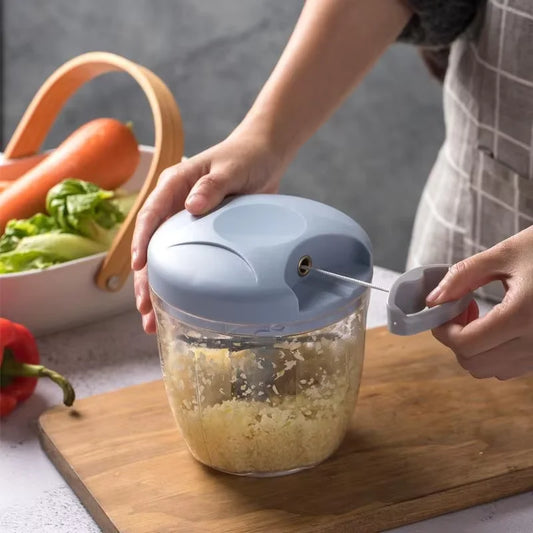 Quick Manual Garlic Chopper  — Easy Garlic Press & Veg Cutter