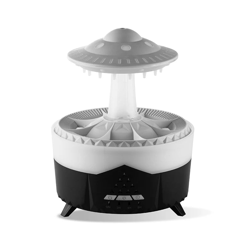 Rain Cloud Aroma Diffuser – 350ml USB Humidifier with Remote & LED Lights